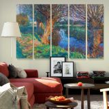 At Calcot canvas wall art in room setting 6