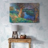 At Calcot canvas wall art in room setting 7