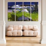 Vine Clad Shore on Monhegan Island canvas wall art in room setting 5