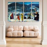 Love of Winter canvas wall art in room setting 5