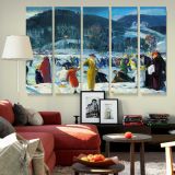 Love of Winter canvas wall art in room setting 6