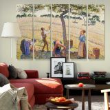 Apple Harvest canvas wall art in room setting 6