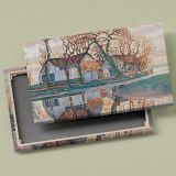 Farm near Duivendrecht canvas front and rear frame view