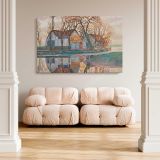Farm near Duivendrecht canvas wall art in room setting 5