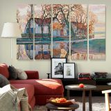 Farm near Duivendrecht canvas wall art in room setting 6