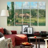 Landscape at Les Patis Pontoise canvas wall art in room setting 6