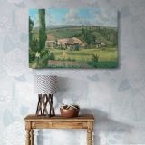Landscape at Les Patis Pontoise canvas wall art in room setting 7