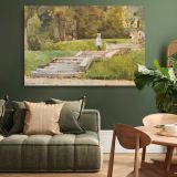 Saint Cloud canvas wall art in room setting 4