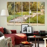 Saint Cloud canvas wall art in room setting 6