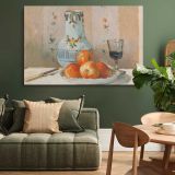 Still Life with Apples and Pitcher canvas wall art in room setting 4