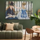 The Railway canvas wall art in room setting 4