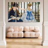 The Railway canvas wall art in room setting 5