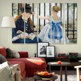The Railway canvas wall art in room setting 6