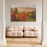 Autumn Treetops canvas wall art in room setting 5