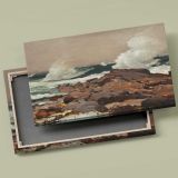 Summer Squall canvas front and rear frame view