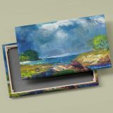 The Coming Storm canvas front and rear frame view