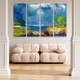 The Coming Storm canvas wall art in room setting 5