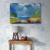 The Coming Storm canvas wall art in room setting 6