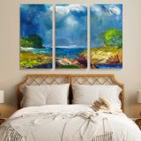 The Coming Storm canvas wall art in room setting 7