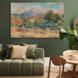 Mount of Sainte Victoire canvas wall art in room setting 4