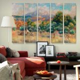 Mount of Sainte Victoire canvas wall art in room setting 6