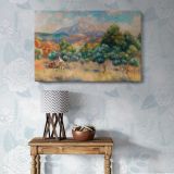 Mount of Sainte Victoire canvas wall art in room setting 7