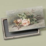 Roses canvas front and rear frame view