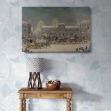Approach to Christmas canvas wall art in room setting 7