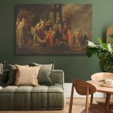 The Idolatry of King Solomon canvas wall art in room setting 4