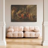 The Idolatry of King Solomon canvas wall art in room setting 5