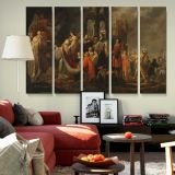 The Idolatry of King Solomon canvas wall art in room setting 6