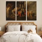 The Idolatry of King Solomon canvas wall art in room setting 7