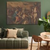 Adoration of the Magi canvas wall art in room setting 4