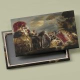 The Meeting of Odysseus and Nausicaa canvas front and rear frame view