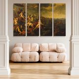 Galatea and Acis canvas wall art in room setting 5