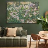 Windflowers canvas wall art in room setting 4