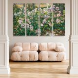 Windflowers canvas wall art in room setting 5
