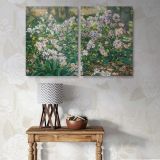 Windflowers canvas wall art in room setting 7