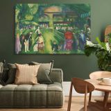 Tennis at Newport canvas wall art in room setting 4