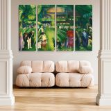 Tennis at Newport canvas wall art in room setting 5