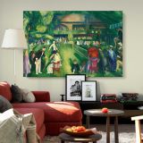 Tennis at Newport canvas wall art in room setting 6