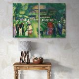 Tennis at Newport canvas wall art in room setting 7