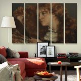 Jo La Belle Irlandaise canvas wall art in room setting 6