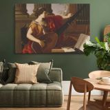 Allegory of Music canvas wall art in room setting 4