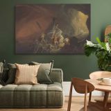 Aeneas and the Sibyl canvas wall art in room setting 4