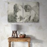 The Bite canvas wall art in room setting 5