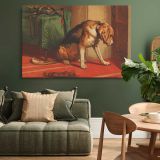 Suspense canvas wall art in room setting 4