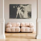 The Woman Sphinx canvas wall art in room setting 5