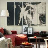 The Woman Sphinx canvas wall art in room setting 6