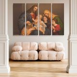 Christ Blessing Little Children canvas wall art in room setting 5